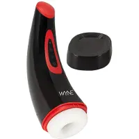 Wyne 03 - masturbateur rechargeable vibrant et aspirant (noir)