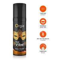 Orgie Dual Vibe! Sex On The Beach Stimulation Gel Clair