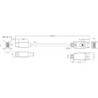 Bachmann Câble Mini DisplayPort vers HDMI 1,5m, S.1 Mini DP S.2 HDMI