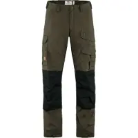Fjällräven - Pantalon de randonnée robuste - Barents Pro Trousers M Dark Olive Black pour Homme - Taille S/M - Kaki