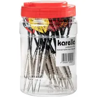 Karella Fléchettes Karella à pointe d'acier 19 grammes 24 pièces