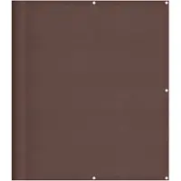 vidaXL Écran de balcon marron 120x700 cm 100% polyester oxford