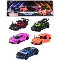 Majorette Coffret cadeau voitures Light Racer, paquet de 5