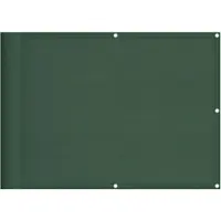 vidaXL Pare-vue pour balcon vert foncé 75x700 cm 100 % polyester-Oxford