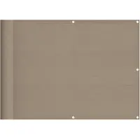 vidaXL Écran De Balcon Taupe 75x700 Cm 100% Polyester Oxford