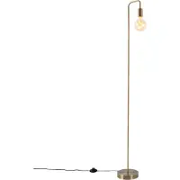QAZQA Lampadaire moderne bronze rond 145cm - Facil