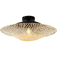 QAZQA Plafonnier d'extérieur oriental en bambou 50 cm IP44 - Rina