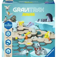 Ravensburger Gravitrax Junior Starter Set L Ice - Marble Run STEM et Construction Toys for Kids Age 3 ans Up - Cadeaux pour enfants
