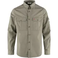 Fjällräven - Chemise robuste et respirante - Singi Trekking Shirt LS M Suede Brown pour Homme - Taille XL - Beige