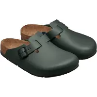Birkenstock Hommes, Sandales, Sandales Boston PRO thym, Vert, (45)