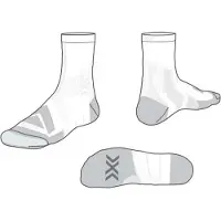 X-socks Bike Expert Crew Socks Blanc EU 45-47