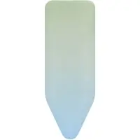 Brabantia Housse de table à repasser taille C 124x38cm avec sous-couche 8mm bleu-vert