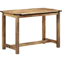 vidaXL Table de salle à manger 110x55x75 cm en bois massif de manguier