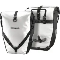 Ortlieb - Sacoches de vélo 2 x 20L pour roue arrière - Back-Roller Classic QL2.1 40L White/Black - Blanc