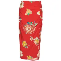 Desigual Jupes midi FAL_CRIMEA femmes - Rouge - EU M