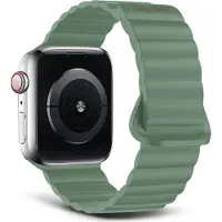 Decoded Silicone Traction Loop Strap 42/44/45mm (38 mm, 40 mm, 41 mm, 42 mm, Silicone), Sangles de montre, Vert