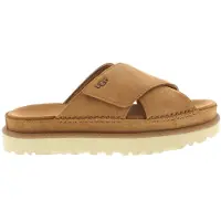 Ugg Chaussures Goldenstar cross slide marron 1137910CHE