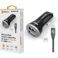Aligator CHS0007, Adaptateur pour véhicule, Noir