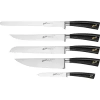 Berkel Ensemble de 6 couteaux à steak Van International, modèle Élégance, couleur noire
