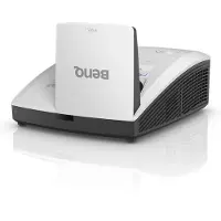 BenQ MW855UST+ Projecteur à focale ultra courte 3500 ANSI lumens DLP WXGA (1280x800) 3D Noir, Blanc