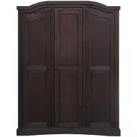 Ebuy24 Rico Armoire 3 portes, largeur 152 cm, hauteur 193, finition style colonial
