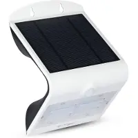 V-TAC Applique solaire - IP65 Waterproof - Blanc - 3W - 400 lumens - 4000K + 3000K