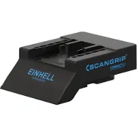 SCANGRIP Adaptateur Scangripp Connector avec système de sécurité pour batteries 18/20 V Compatible avec Einhell