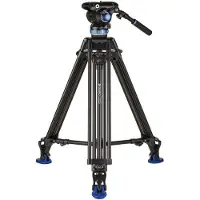 Benro A673TM Trépied vidéo double tube en aluminium avec tête vidéo S8PRO