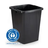 Durable Conteneur à déchets DURABIN ECO 90L carré, Noir, 1800505221