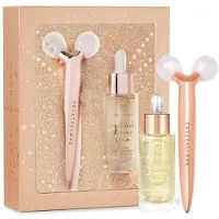 Crystallove Doré Clear Ensemble Quartz 3D Lift & Sculpt pour rajeunir la peau 1 pièce