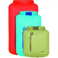Sea to Summit sac de transport Ultra-Sil Dry Bag Set 3, 5, 8L Tarragon, Blue Atoll, Spicy Orange rouge