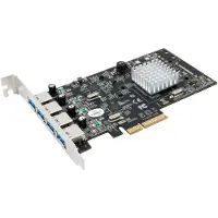 EXSYS Carte PCIe (x4) USB 3.1 Gen2 avec 4 ports A (Asmedia)