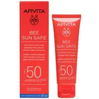 Apivita Bee Sun Safe Crème visage anti-taches et anti-âge SPF50 50ml