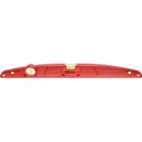 Ks Tools Niveau à bulle lourd en aluminium moulé sous pression, forme trapézoïdale, 600mm, 204.4600
