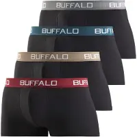 Buffalo Boxers gris / pétrole / rouge foncé / noir