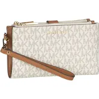 Michael Kors Porte-monnaies marron / gris / blanc cassé