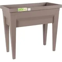 Eda Plastiques Plateau de Semences de Légumes EDA - Taupe 73 x 38,5 x 68 cm