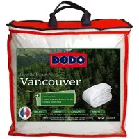 Dodo Couette Vancouver pour températures modérées - 200 x 200 cm - Blanc