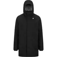 K-way - Parka imperméable et isolante - Tommy Bonded Jersey Black Pure pour Homme - Taille S - Noir