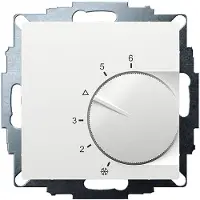 Eberle UTE 1003-RAL9016-G-55 Thermostat d'ambiance encastré 5 à 30°C, Thermostat, Blanc