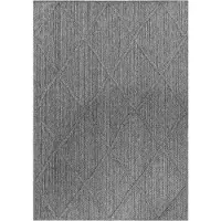 Ayyildiz Hali Ayyildiz | Tapis d'extérieur Patara - 140 cm x 200 cm - Gris - Durable et élégant - Motif géométrique
