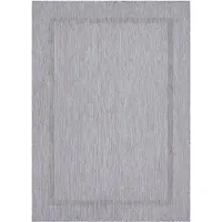Ayyildiz Hali Ayyildiz | Tapis d'extérieur Relax Ramka - 120 cm x 170 cm - Argenté - Élégance et Durabilité