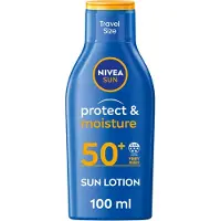 Nivea SUN Protect & Moisture lait solaire hydratant SPF 50+ 100 ml