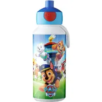Mepal pop-up drink bottle Campus - 400 ml - Closes well - Drinking cup for children - Paw Patrol Pups