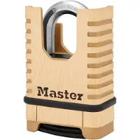 Master Lock Excell Cadenas à combinaison en laiton à anse fermée 58mm M1177EURDCC