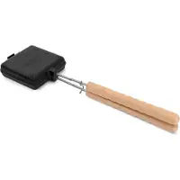 Petromax fer à sandwich en fonte avec barre à main 72,5 cm