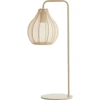 Light & Living Lampe de table - beige - Elati - textile - lampe de bureau - E27 - 1883927 -