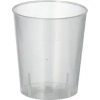 Starpak 50 verres réutilisables pour liqueurs PP 2 cl Ø 3,7 cm - 4,2 cm incassables (50x)