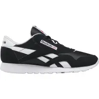 Reebok Baskets basses 'Classic' gris foncé / noir / blanc