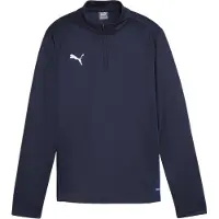 Puma T-Shirt fonctionnel 'TeamGoal' bleu marine / blanc
